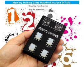 DIY Kit Memory Training Game Machine DIY LED Electronic Teaching Soldering Practice Competition Assembly Kits Toy Gifts for Teens