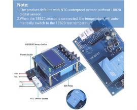 DC 6V-30V 30A NTC Temperature Controller with NTC 10K Sensor