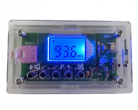 DIY Kit 76-108MHz Wireless FM Radio Receiver Chargeable LCD Display FM Radio Soldering Kits with 5W 8ohm Speaker