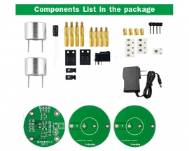 DIY Kit Ultrasonic Suspension Electronic Learning Kits Mini Acoustic Levitator with 12V Power Adapter