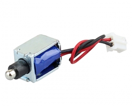DC 5V 1.2A Mini 4mm Electromagnetic Lock Momentary Switch Electromagnetic Solenoid for Cabinet Shared Medical Equipment