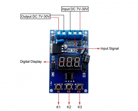 DC 7V-30V Trigger Cycle Timing Delay Switch MOS Control For Industrial Control