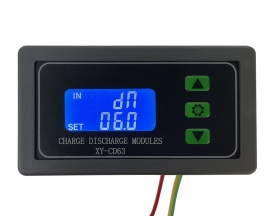 Lead-acid Battery Voltage Monitor Lithium Battery Charge/Discharge Controller Protection Board 6V-60V LCD Display 12V 18V 24V 36V 48V