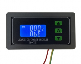 Lead-acid Battery Voltage Monitor Lithium Battery Charge/Discharge Controller Protection Board 6V-60V LCD Display 12V 18V 24V 36V 48V