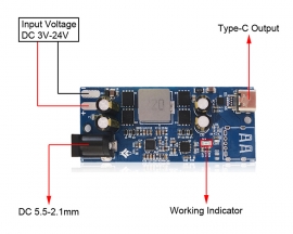 Fast Charging Module SW2303 PL5501 100W PD QC FCP SCP AFC SFCP PE Buck Boost Power Supply Voltage Converter