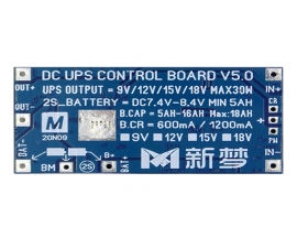 24W DC USP Voltage Converter 9V 12V Adjustable Power Supply Module for 2S 3.7V 18650 Lithium Battery