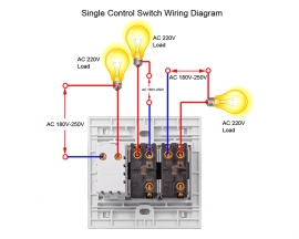 2 Channel Dual 86 Switch Controller Fan PWM Stepless Governor AC 180V-250V 200W