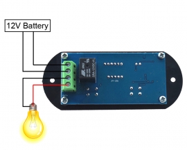 DC 12V Battery Overdischarge Monitor 20A Under Voltage Controller Battery Voltage Protector