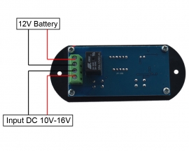 DC 12V Battery Charging Monitor Overcharge Controller Battery Voltage Protector