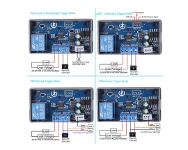 DC 5V-30V Time Delay Switch,12V 24V10A Programmable Relay Switch Module, LED Display Digital Time Cycle 0.1s-999mins ON-Off Control