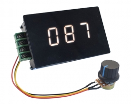 PWM Speed Controller 15KHz 0-100% 30A DC Motor Pulse Width Governor 6V 12V 24V 36V 48V 60V