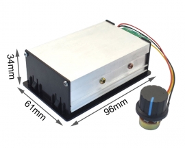 PWM Speed Controller 15KHz 0-100% 30A DC Motor Pulse Width Governor 6V 12V 24V 36V 48V 60V