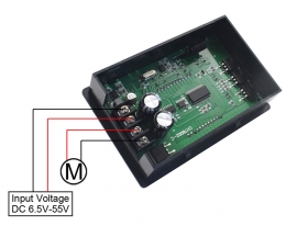 Remote Control Governor 15KHz 0-100% 30A Speed Limiter Smart LCD Display 12V 24V 36V 48V