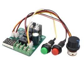 DC 6V-55V Motor Forward Reverse Controller 15KHz 0-100% 10A 3Bit Digital Display Motor Drive Module