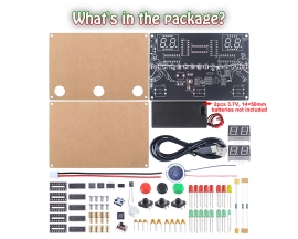 3-in-1 Game Console DIY Soldering Practice Kit with LED Sound Effect, Fun STEM Electronics Project for Students Hobbiest Learning