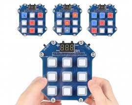 DIY Electronics Game Soldering Project Kit with 3 Retro Games, 3 in1 Handheld Game Kit , Educational Solder Practice Kit for Teens & Adults School Learning and Entertainment