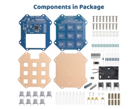 DIY Electronics Game Soldering Project Kit with 3 Retro Games, 3 in1 Handheld Game Kit , Educational Solder Practice Kit for Teens & Adults School Learning and Entertainment