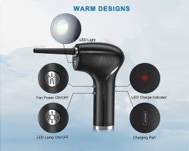 Compressed Air Duster, Upgraded 7800mAh Powerful 43000 RPM Deep Clean Compact Air Duster Spray 10W Type-C Fast Charging, for Electric Keyboard Computer