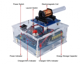 DIY High Voltage Electromagnetic Transmitter Kit 3V Primary Coil Boost Module STEM Kit for School Home Education