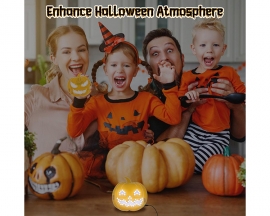 Halloween DIY Soldering Kit, Pumpkin LED Light Electronics Project, Through-Hole Components for School Teaching Learning STEM Projects Beginner-Friendly Soldering Practice Kit
