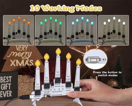 ICSTATION Candle Lights Soldering Learning Kit With 10 Lighting Modes, Remote Control LED Light Soldering Project for Beginners STEM Education Christmas Party Decoration