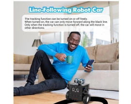 Robot Soldering Project, ICStation DIY Robot Car Soldering Practice Kit RC Robot with Time & Expressions Display STEM Science Kits for Adults Teens School Students Experiment Education