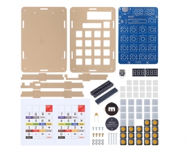 DIY Calculator Kit, 6-Digits Digital Tube Color Ring Resistance Calculator, Electronic Kits for STEM Projects Students Learn Soldering