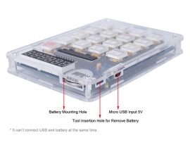 DIY Calculator Kit, 6-Digits Digital Tube Color Ring Resistance Calculator, Electronic Kits for STEM Projects Students Learn Soldering