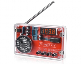 DIY Radio Soldering Project, Portable FM 87-108MHz Radio Soldering Practice Kit with Headphone Jack Automatic Station Search for High School STEM Education Creative Gift