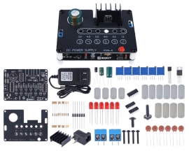 Step Down Voltage Converter Kit, DIY Soldering Project, AC15V/DC18V to DC 3V 4.5V 5V 6V 9V 12V Buck Stabilized Power Supply Module with Adapter