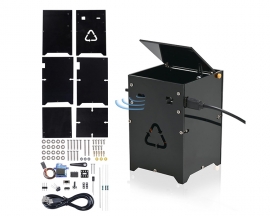DIY Trash Can Simulation Soldering Practice Kit Infrared Intelligent Garbage Bin Control System Electronics Project