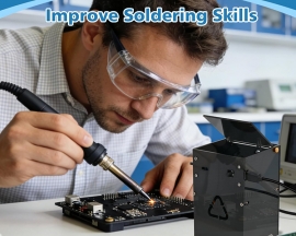 DIY Trash Can Simulation Soldering Practice Kit Infrared Intelligent Garbage Bin Control System Electronics Project