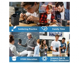 DIY Trash Can Simulation Soldering Practice Kit Infrared Intelligent Garbage Bin Control System Electronics Project