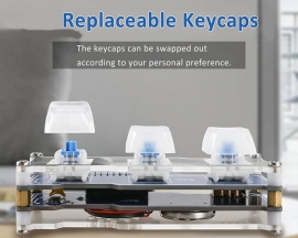 DIY Keyboard Soldering Project Soundable Toy Fidget Toy Electronic Kit Pendant for Consumption Time Stress Relief Electronic Kit