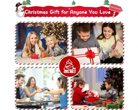 LED Christmas Tree Soldering Kit, Mini Christmas Forest Soldering Practice Kit with Music, DIY Santa Claus Elk Xmas Electronics Kit for Home Decorations School STEM Teaching