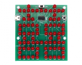 LED Red Double Happiness Light DIY Electronics Kit 84pcs LEDs Light Kits for Soldering Skill Learning and Practice