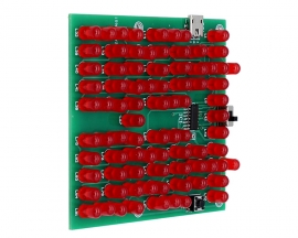 LED Red Double Happiness Light DIY Electronics Kit 84pcs LEDs Light Kits for Soldering Skill Learning and Practice