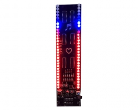 30 Segment Audio Rhythm Dual Color LED Light Kit, Music Spectrum Volume Level Indicator Electronic DIY Kit