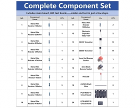 NE555 Timer Analog Circuit Soldering Practice Kit DIY Electronics Learning Project with Through-Hole Components  Educational Electronic Assembly Kit for Hobbiest Students