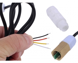 RS485 Temperature Humidity Sensor Transmitter, SHT40 PE Waterproof Probe,  -40C to 80C 0-100%RH Modbus-RTU Real-Time Monitor