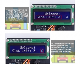 Mini Parking Lot Simulation Soldering Practice Kit, DIY Garage Model Electronic Kit with LCD Display and 4 Mini Cars, STEM  Soldering Projects for Home and School Learning