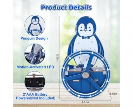 DIY Penguin Soldering Kit, Wobbling Penguin Soldering Project with Motion-Activated RGB Lights Fun Electronics Project for Teens Adults STEM Education