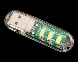 DC 5V Portable USB LED Night Light, Simple SMD LED Lamp DIY Kit for Beginners