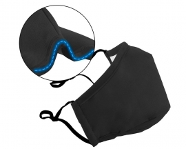 Unisex Black Cotton Mask Adjustable Anti Dust Windproof Face Mask Washable Reusable Face Mask
