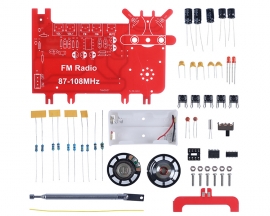 DIY Kit RDA5807 FM Radio, Dual Channel 87-108MHz Radio Receiver Kits with 0.5W Speaker for Electronic Soldering Practice and Learning