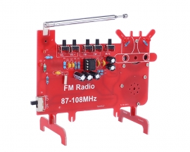 DIY Kit RDA5807 FM Radio, Dual Channel 87-108MHz Radio Receiver Kits with 0.5W Speaker for Electronic Soldering Practice and Learning