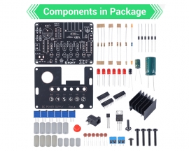 Step Down Voltage Converter Kit, DIY Soldering Project, AC15V/DC18V to DC 3V 4.5V 5V 6V 9V 12V  Buck Stabilized Power Supply Module