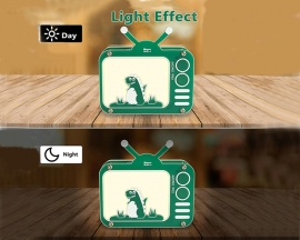 DIY Retro TV Shape Desk Lamp Soldering Kit, Touch Control & Dimmable USB LED Night Light Soldering Project, Unique Creative Gift & Learning Project