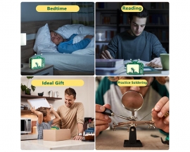 DIY Retro TV Shape Desk Lamp Soldering Kit, Touch Control & Dimmable USB LED Night Light Soldering Project, Unique Creative Gift & Learning Project