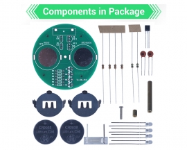 DIY Rotating LED Light DIY Electronics Kit, LED Flashing Light Circuit Board Soldering Practice Kits